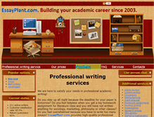 Tablet Screenshot of essayplant.com